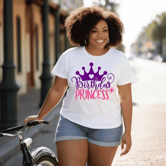 Camiseta de princesa de cumpleaños