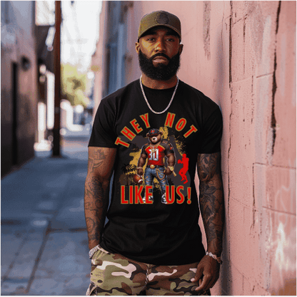 They Not Like Us Teddy Bucs T-Shirt