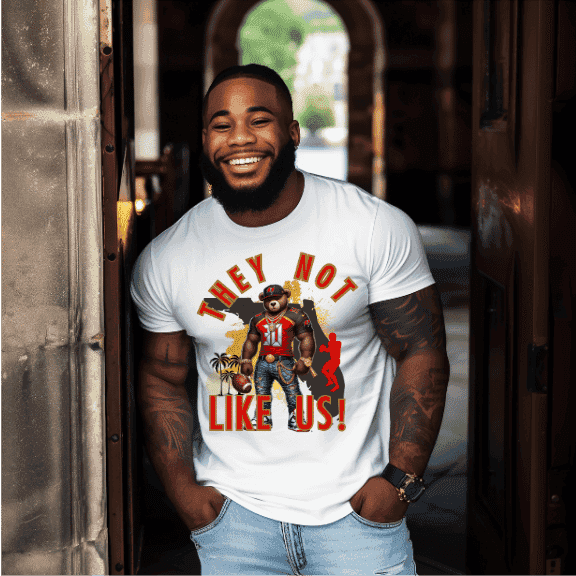 They Not Like Us Teddy Bucs T-Shirt