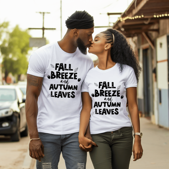 Fall Breeze and Autumn Leaves Tee