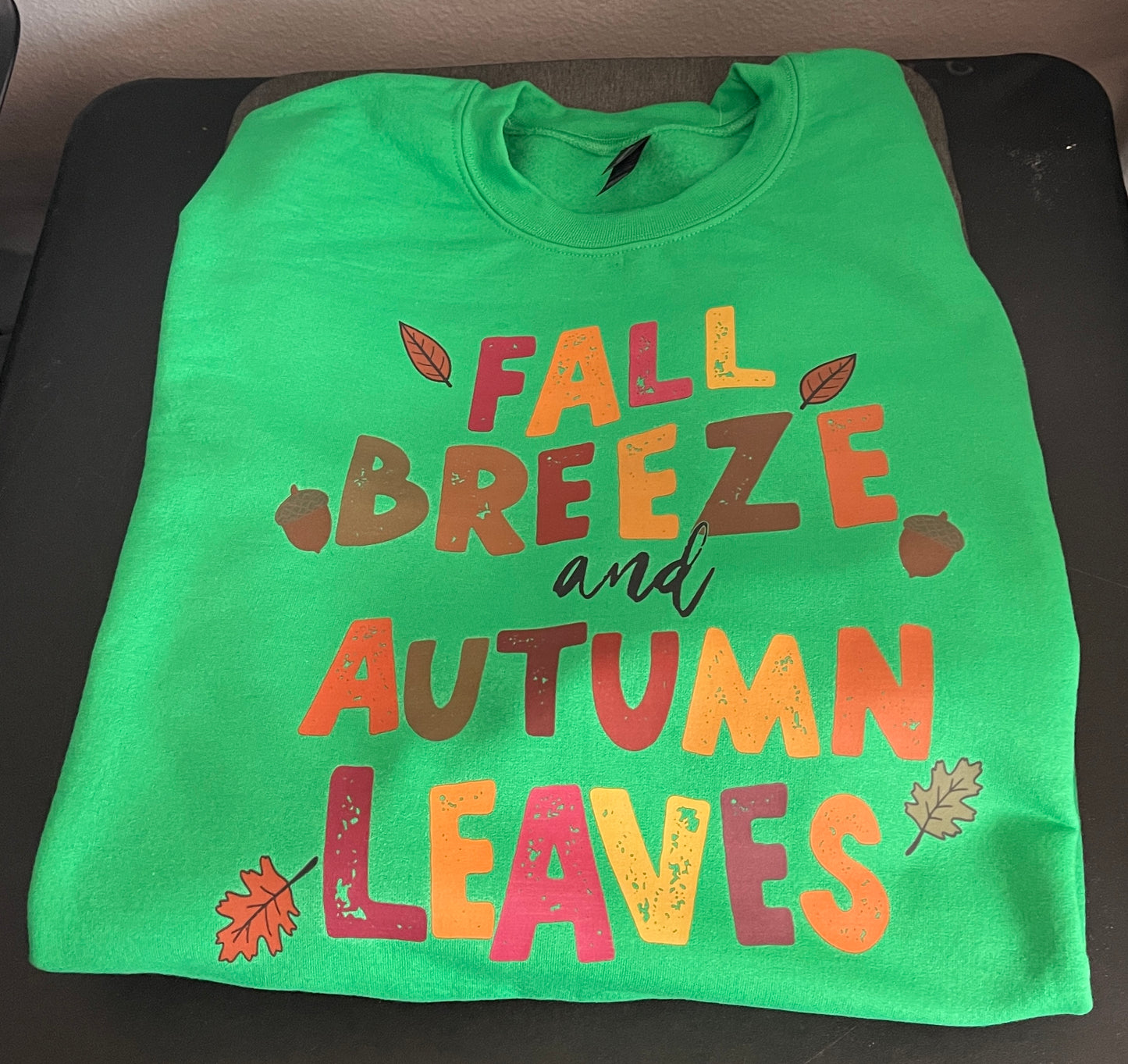 Fall Breeze and Autumn Leaves Sweater