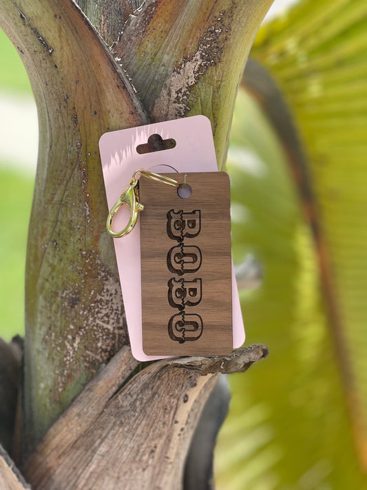 a Customized keychain hanging