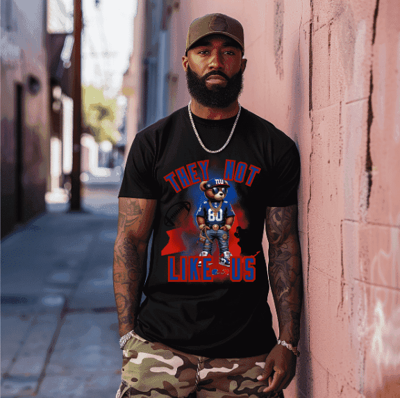 They Not Like Us Teddy Giants T-Shirt