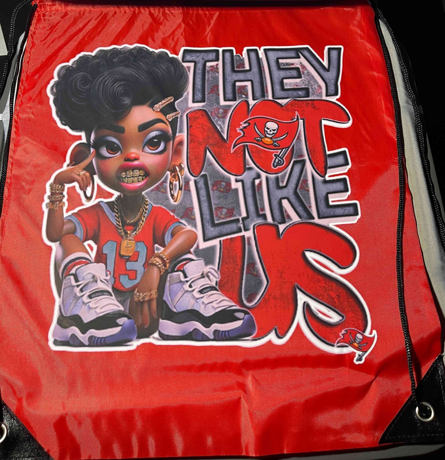 They Not Like Us Bucs Drawstring Bag (Womens)