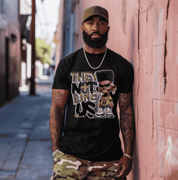 They Not Like Us Saints T-Shirt