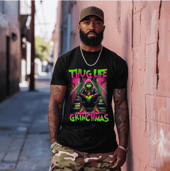 Thug Life Grinchmas T-Shirt