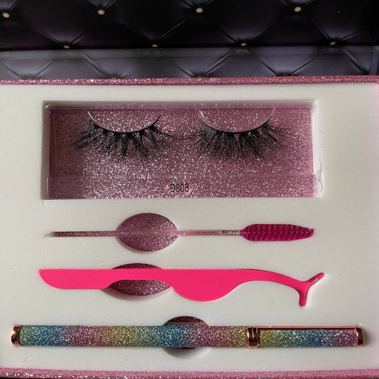 a close up of a lash box set